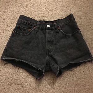 Levi’s High Waisted Jean Shorts